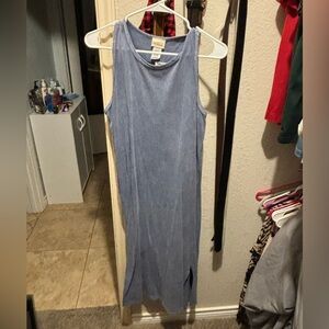 Blue caution to the wind dress, size medium